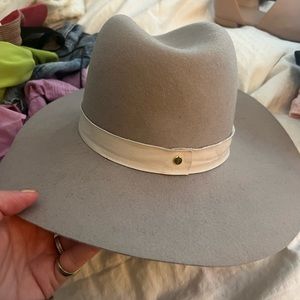 Janessa Leone gray felt hat